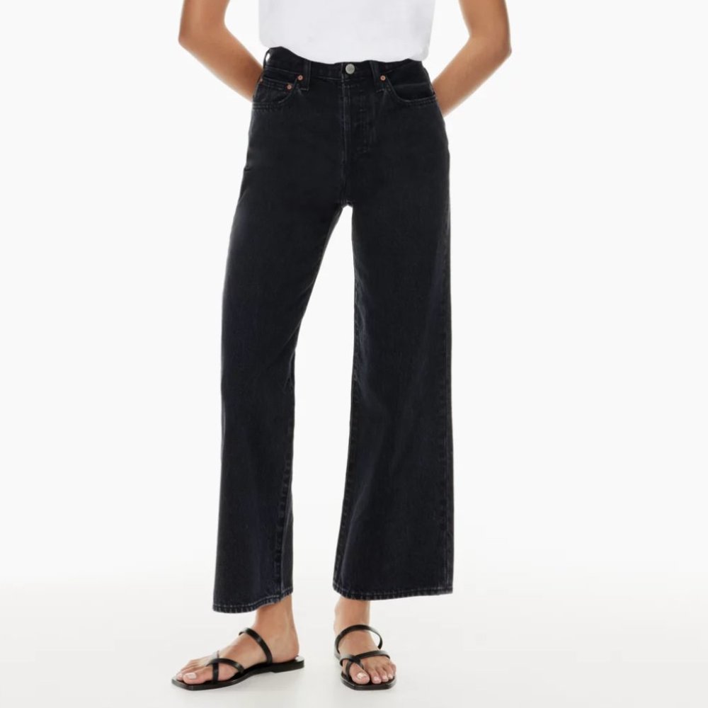 Denim Forum The Farrah High Rise Wide Leg